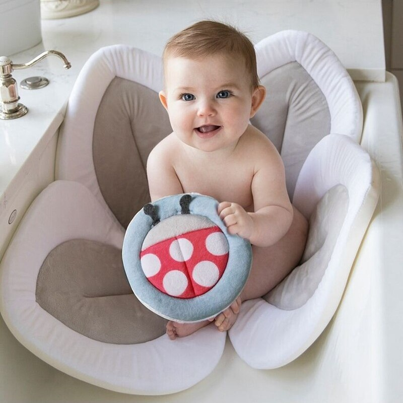 Almofada de Lótus para Banho de Bebê
