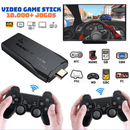 Video Game Retrô Portátil 4K 10.000 Jogos Clássicos 64GB + 2 Controles Sem Fio