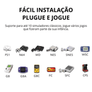 Video Game  Retrô Portátil 4K 30.000 Jogos 64GB + 2 Controles Sem Fio