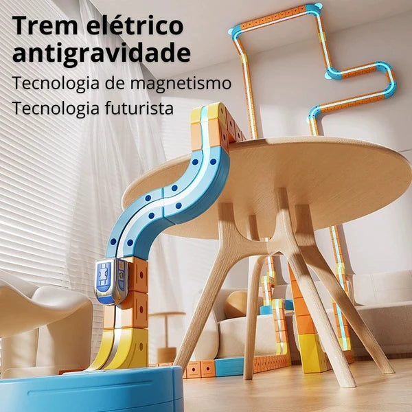 Trilho Magic Kids - Trem Magnético Educativo