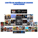 Video Game Retrô Portátil 4K 10.000 Jogos Clássicos 64GB + 2 Controles Sem Fio