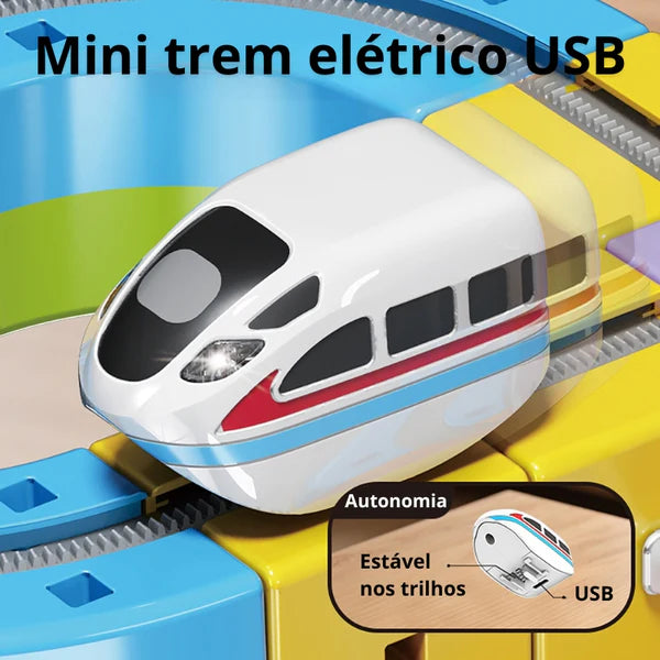 Trilho Magic Kids - Trem Magnético Educativo