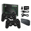 Video Game Retrô Portátil 4K 10.000 Jogos Clássicos 64GB + 2 Controles Sem Fio