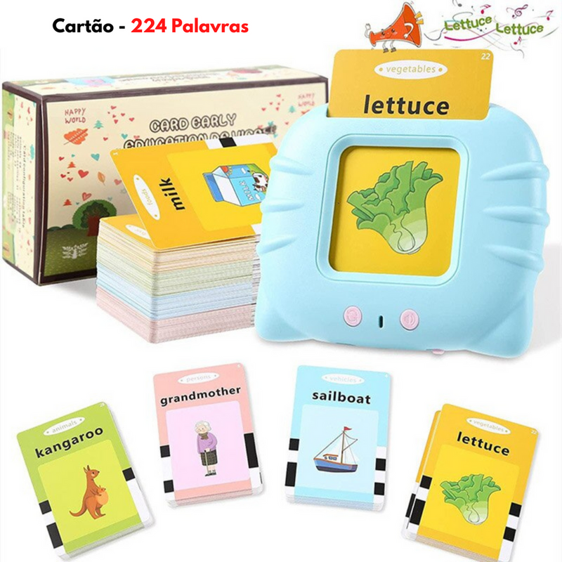 Cartões Educacional Montessori de Aprendizagem