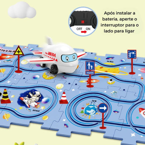 RailCar - Conjunto de pistas para carros infantis