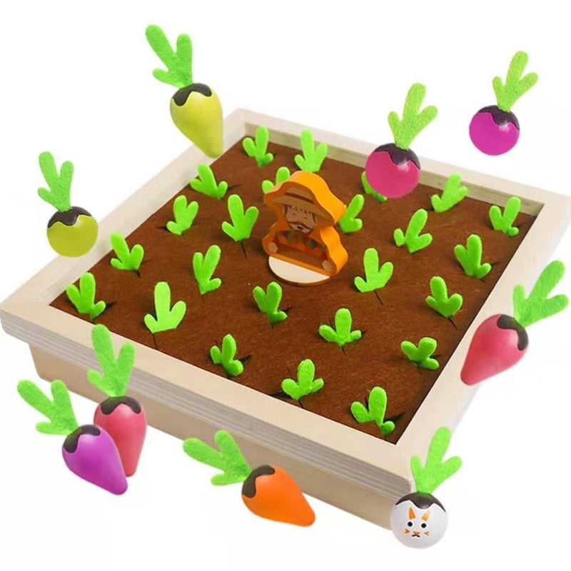 Jogo da Memória de Plantação de Cenouras