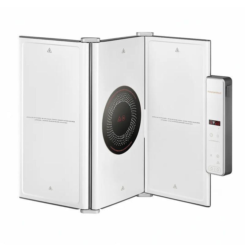 COOKY PRO - Cooktop de Indução Dobrável, 5 Bocas + Brinde 3 Potes Herméticos