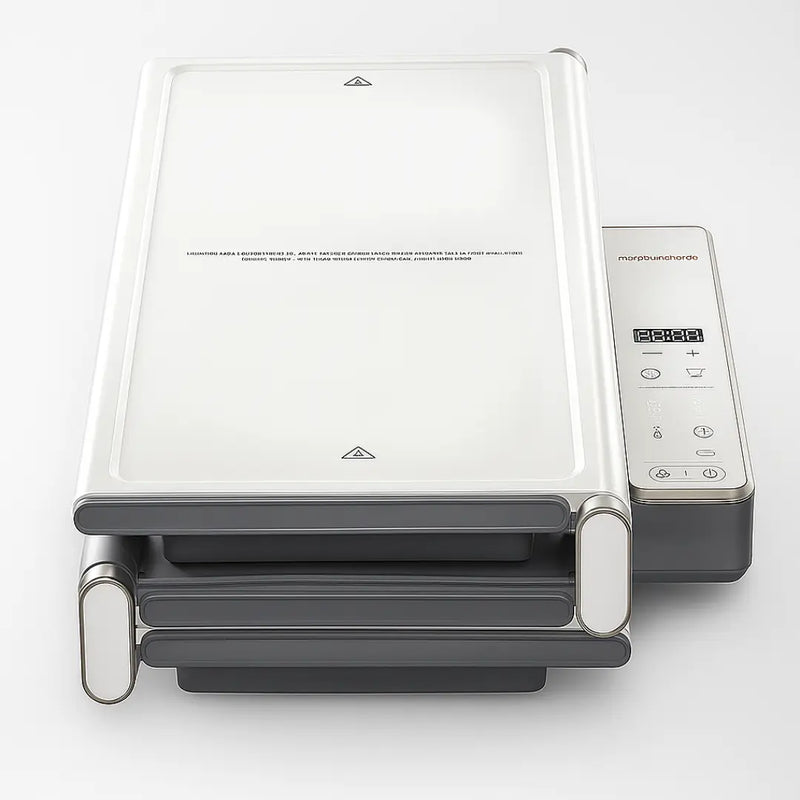 COOKY PRO - Cooktop de Indução Dobrável, 5 Bocas + Brinde 3 Potes Herméticos