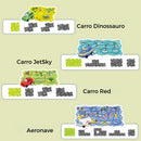 RailCar - Conjunto de pistas para carros infantis