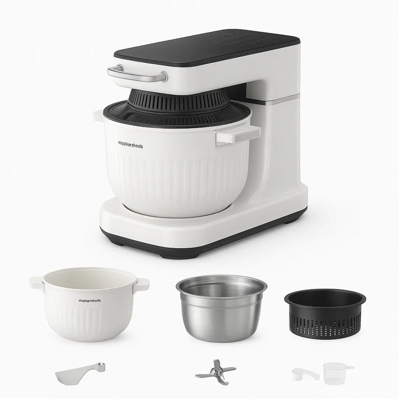 SmartChef 5 em 1 — Panela Elétrica Multifuncional, Assa, Frita, Sova, Fermenta e Tritura