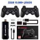 Video Game  Retrô Portátil 4K 30.000 Jogos 64GB + 2 Controles Sem Fio
