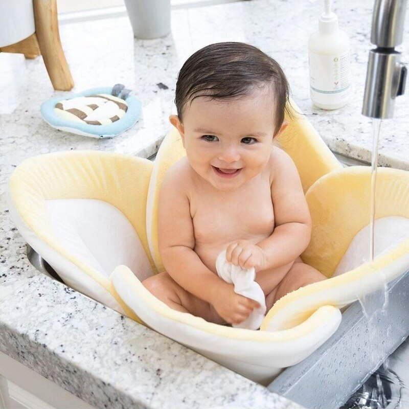 Almofada de Lótus para Banho de Bebê