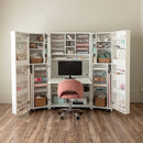 Armário Organizador Dobrável com Rodinhas + Brinde 3 Bolsas Organizadoras para Viagem