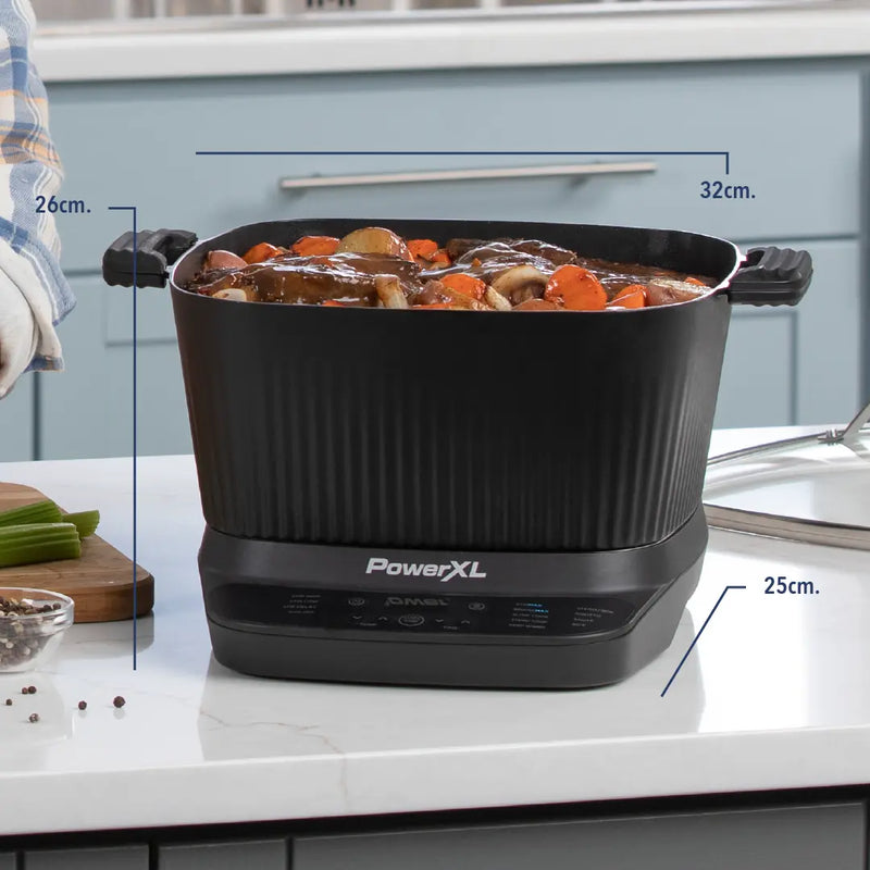 ChefMix 360 – Panela Multifuncional 7L Bivolt + Brinde 3 Potes Herméticos de Vidro