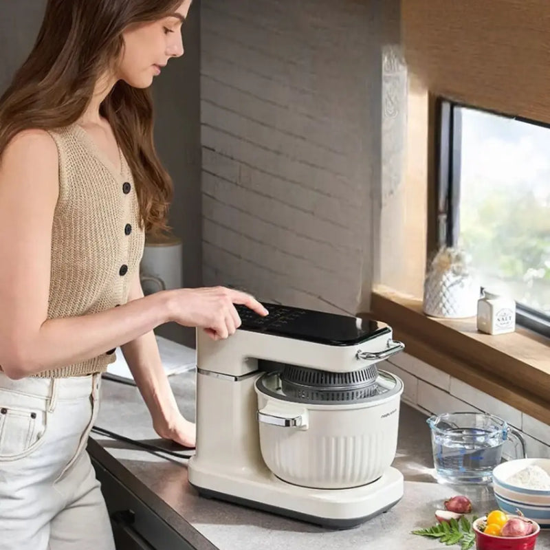 SmartChef 5 em 1 — Panela Elétrica Multifuncional, Assa, Frita, Sova, Fermenta e Tritura