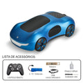 Tesla Car Carrinho de Controle Remoto Futurista
