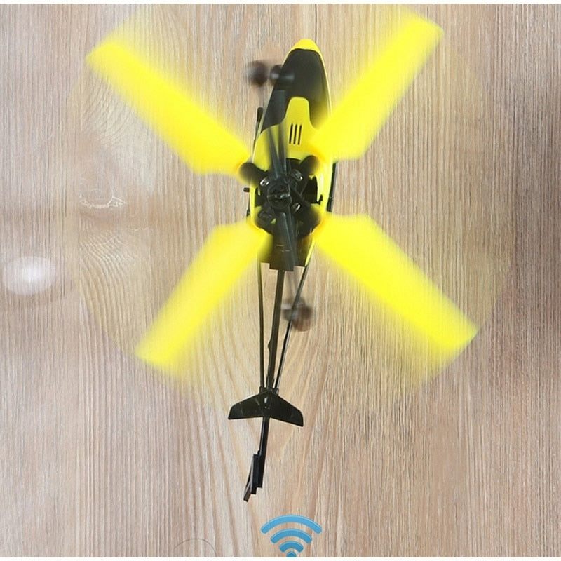 Mini Helicóptero de Brinquedo com Controle Remoto