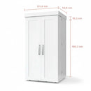 Armário Organizador Dobrável com Rodinhas + Brinde 3 Bolsas Organizadoras para Viagem