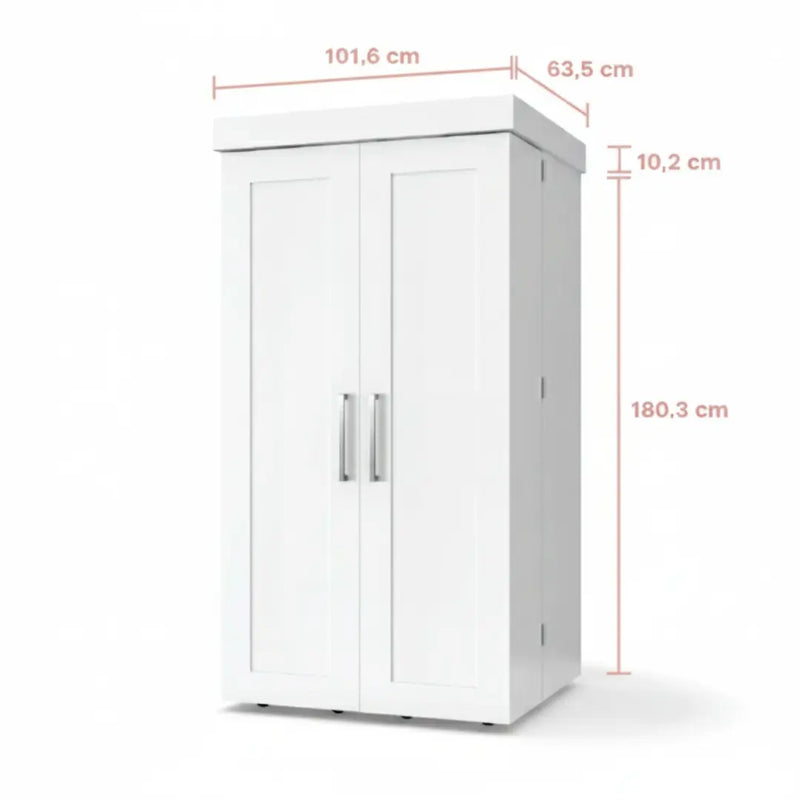 Armário Organizador Dobrável com Rodinhas + Brinde 3 Bolsas Organizadoras para Viagem