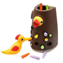 Brinquedo Sensorial Montessori Pega Minhoca