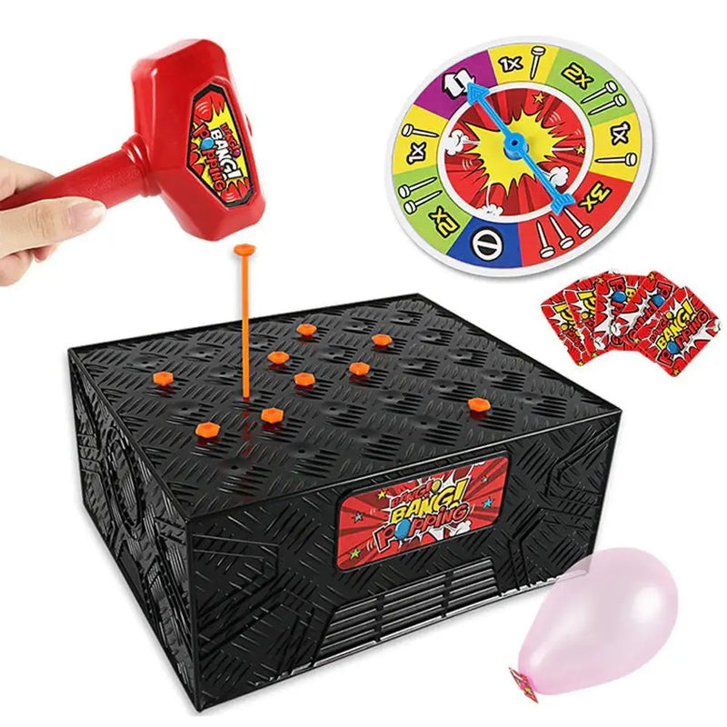 Jogo de caixa de balão de martelo