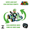 Carrinho de Controle Remoto Super Mario Go-Kart