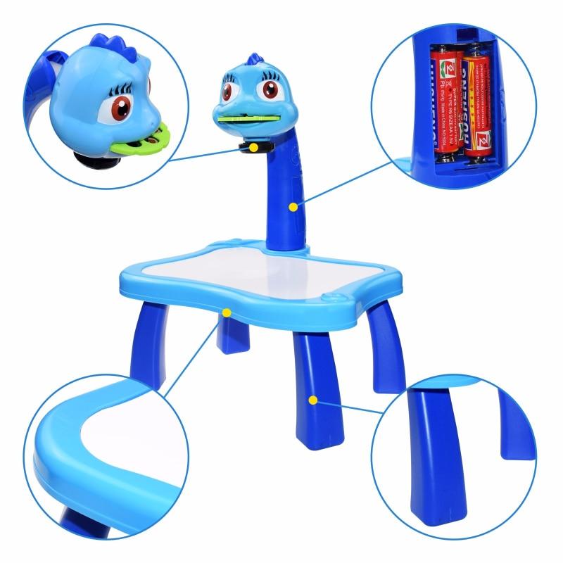 Mesa de Brinquedo Infantil com Projetor de Led