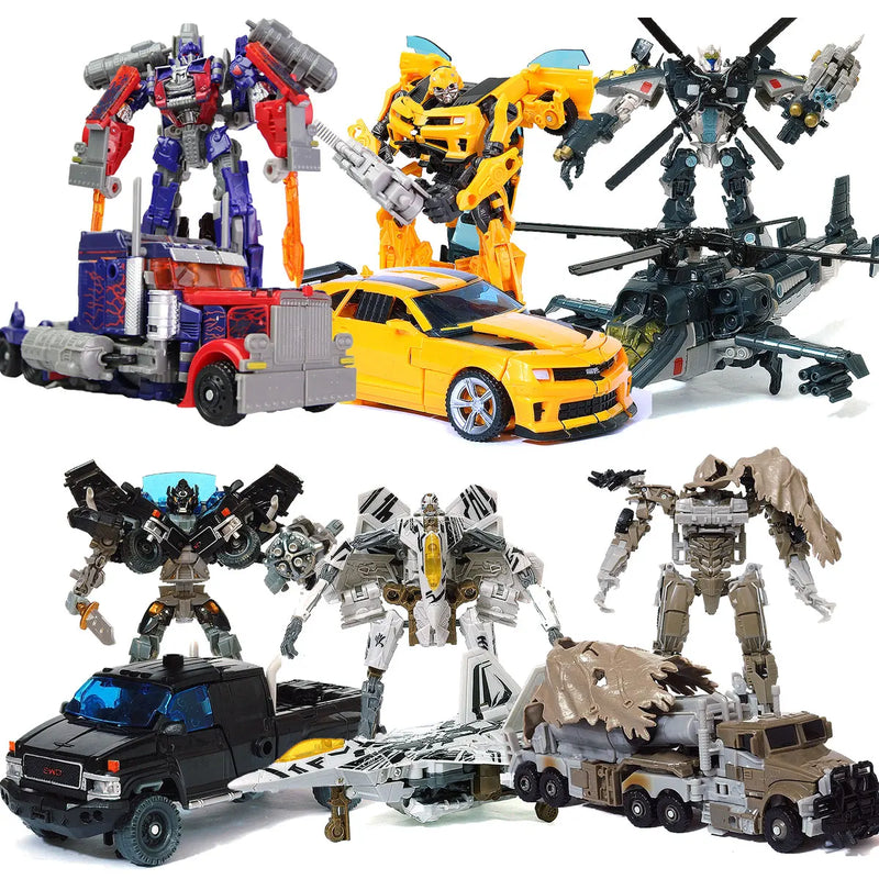 Robô e Carro de brinquedos Transformers