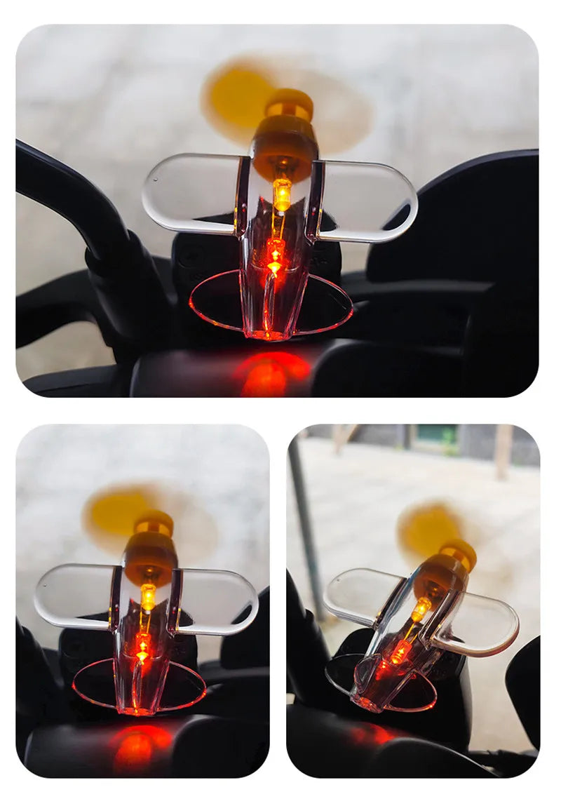 Mini avião luminoso