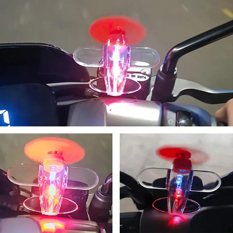 Mini avião luminoso