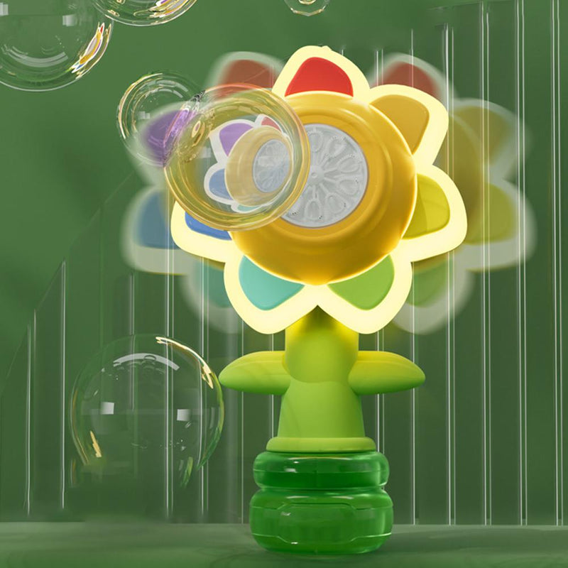 Máquina elétrica de bolhas de girassol