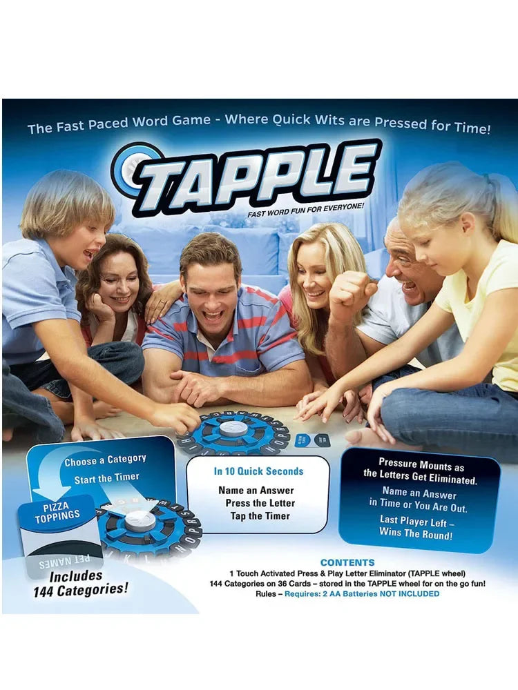 Jogo Trava Letras em Inglês e Espanhol Tapple