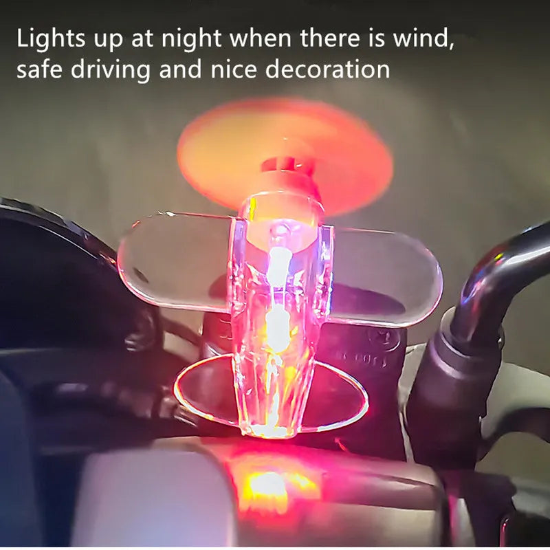 Mini avião luminoso