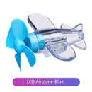 Mini avião luminoso