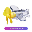 Mini avião luminoso