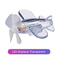 Mini avião luminoso