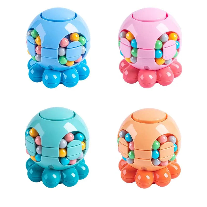Spinner e Cubo Mágico Puzzle Octopus