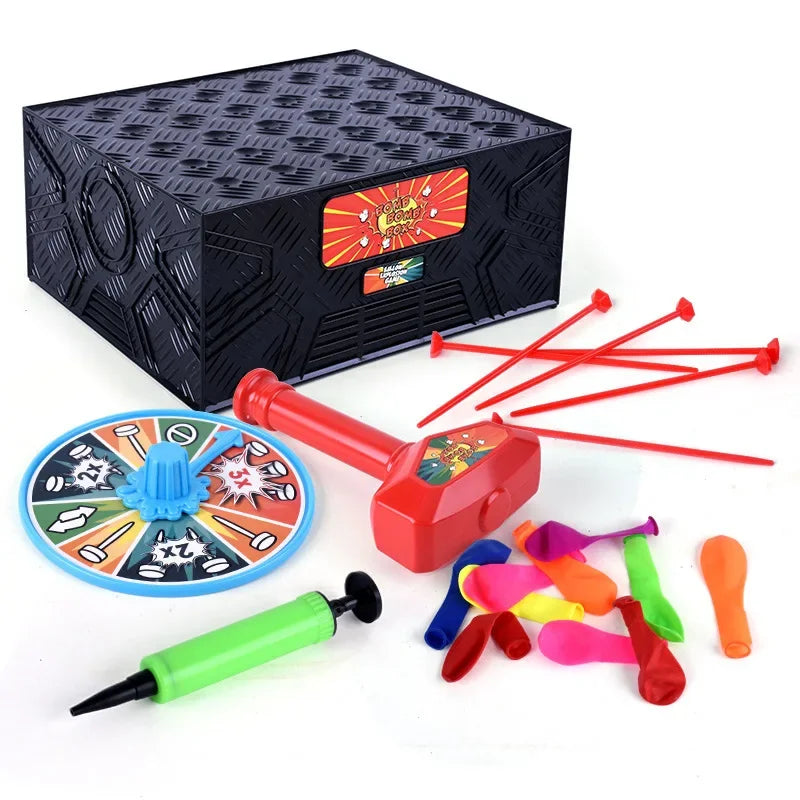 Jogo de caixa de balão de martelo