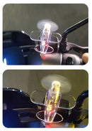 Mini avião luminoso