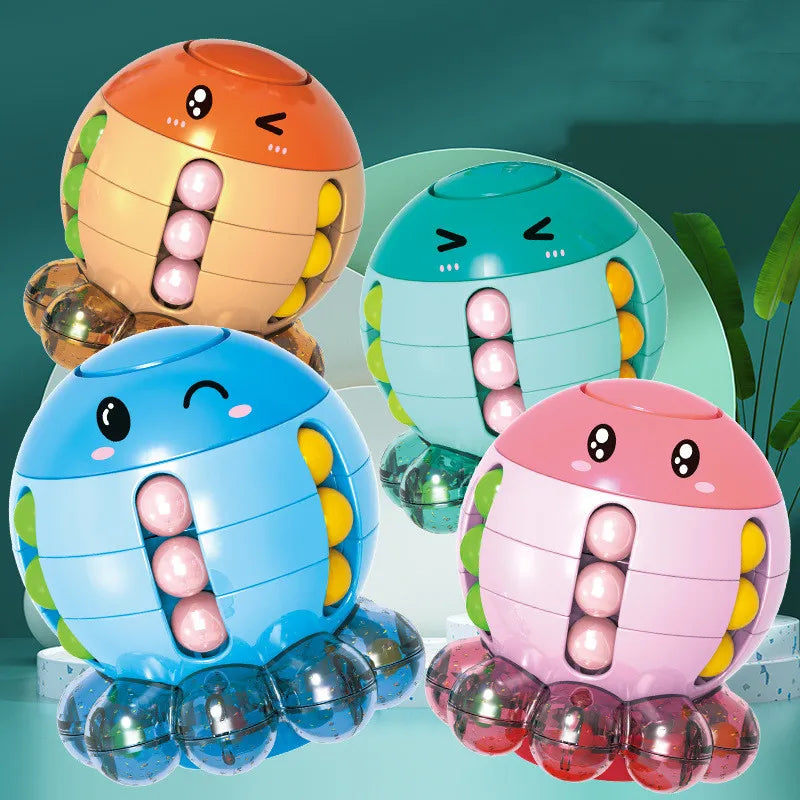 Spinner e Cubo Mágico Puzzle Octopus