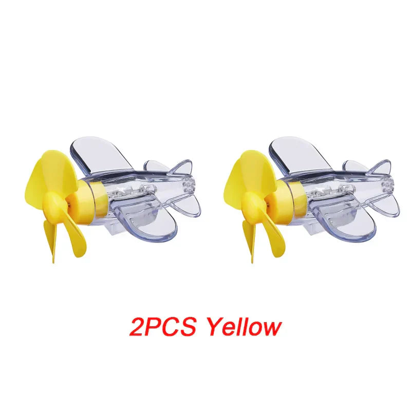Mini avião luminoso