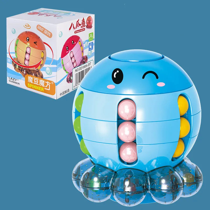 Spinner e Cubo Mágico Puzzle Octopus