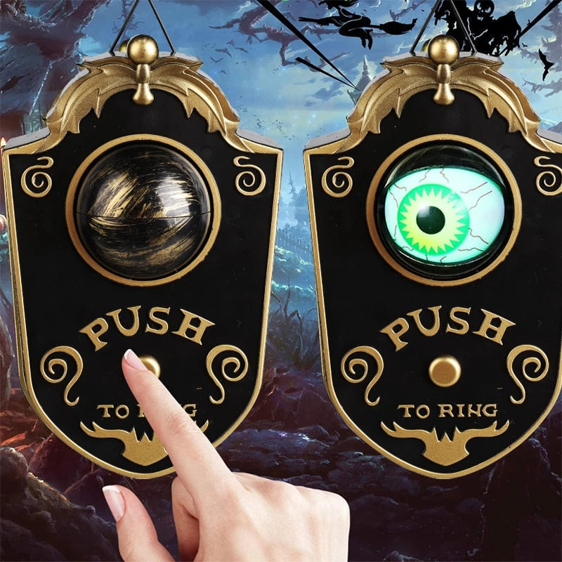 Campainha que abre o Olho Halloween