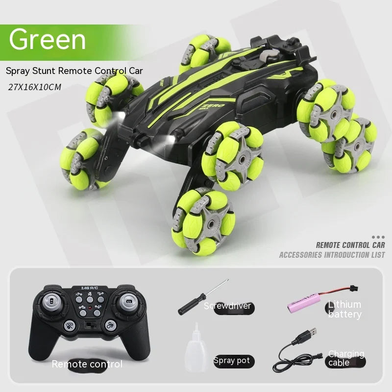 Carro de acrobacias com spray off-road