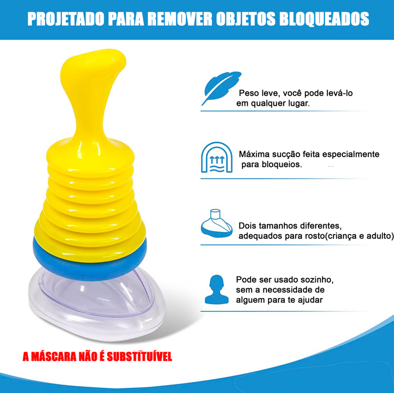 Dispositivo de Asfixia Primeiros Socorros