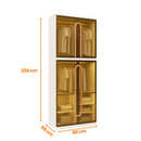 Compre 1 Leve 2 - Guarda-Roupa Vitta, 8 Portas e 4 Módulos