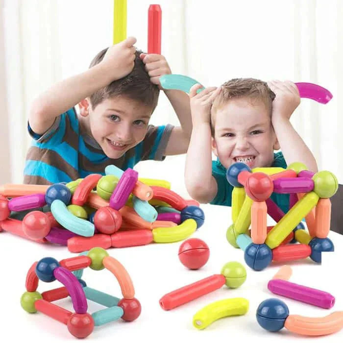 Brinquedo com Peças Magnéticas