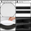 Máquina de boxe musical inteligente montada na parede de cor preta