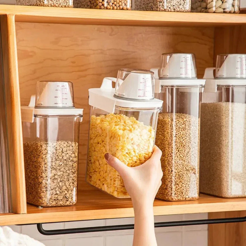 Pote Hermético para Armazenamento com medidor